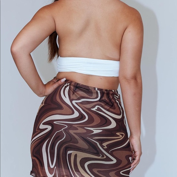 Princess Polly tahnee mini skirt brown - Picture 5 of 5